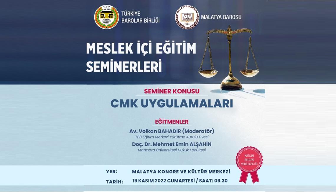 MESLEKİ EĞİTİM SEMİNERİ