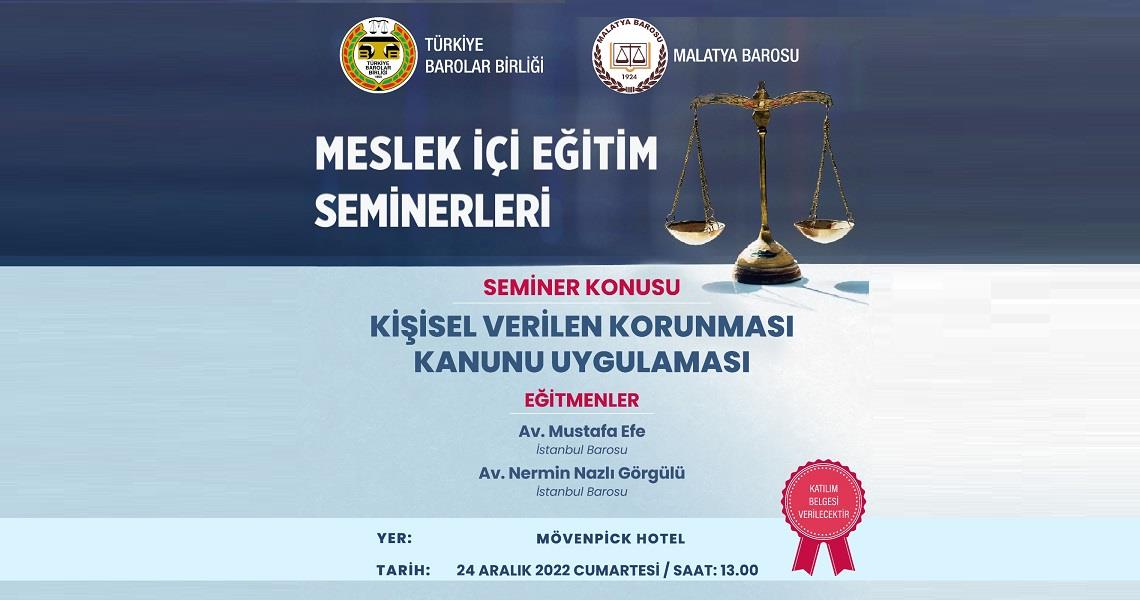 MESLEK İÇİ EĞİTİM SEMİNERİ