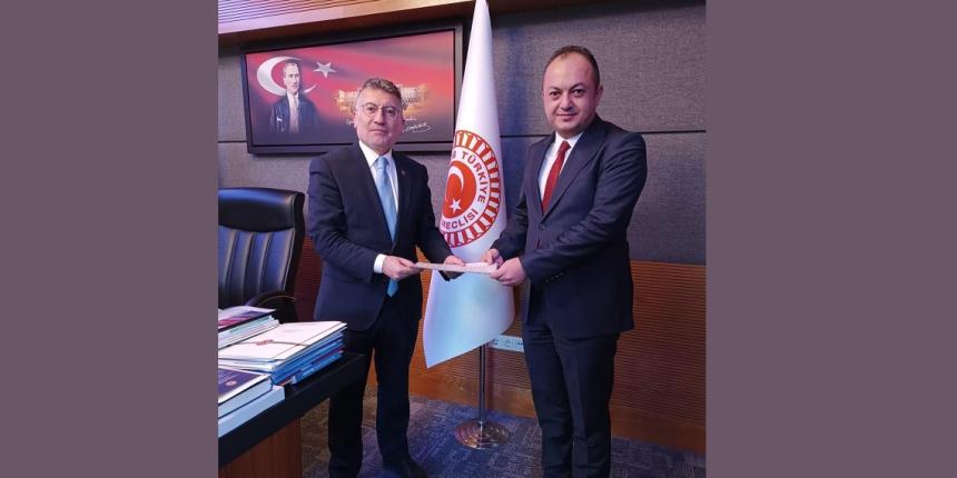 BAROMUZDAN TBMM ADALET KOMİSYONU BAŞKANI'NA ZİYARET