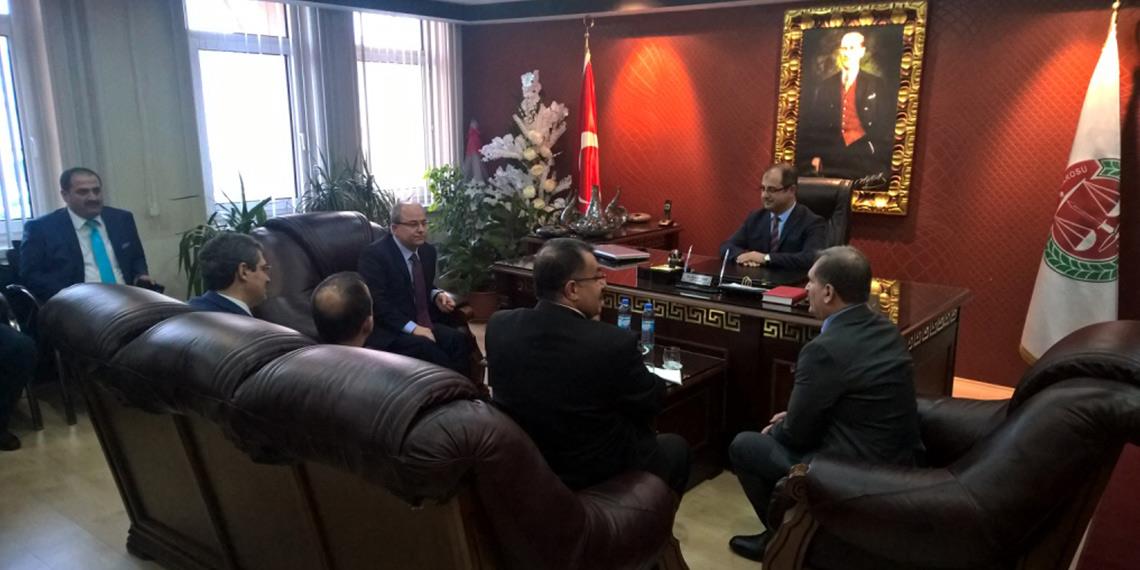 HAKİMLER VE SAVCILAR YÜKSEK KURULUNUN NEZAKET ZİYARETİ