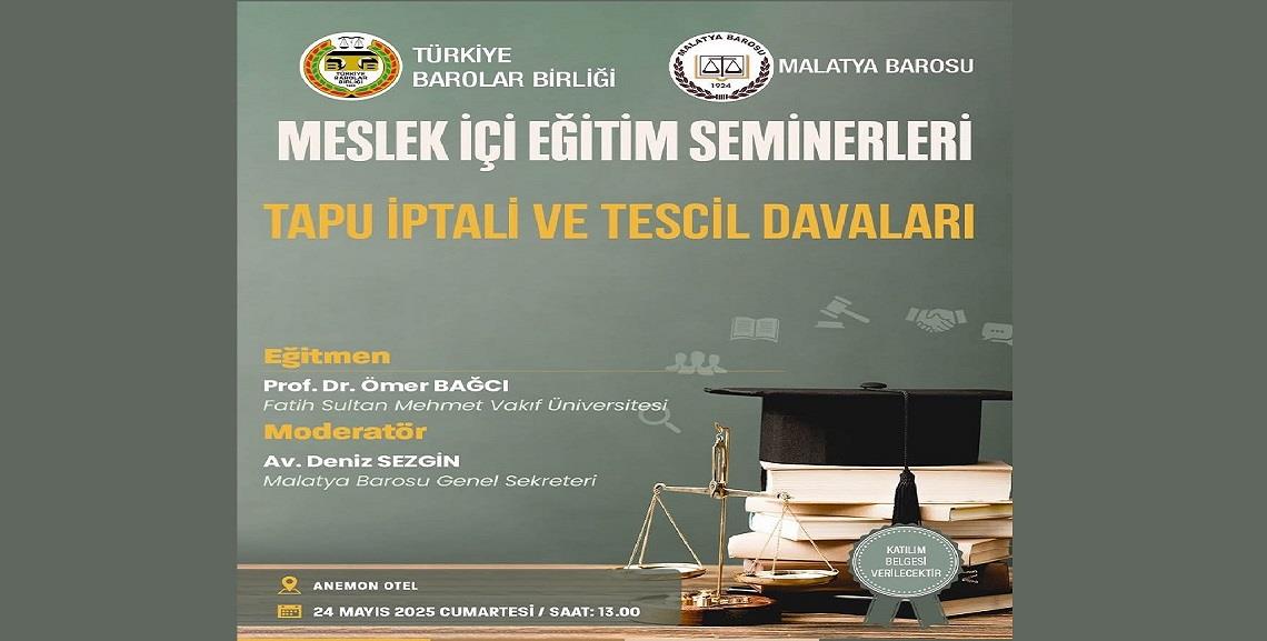 MESLEK İÇİ EĞİTİM SEMİNERİ