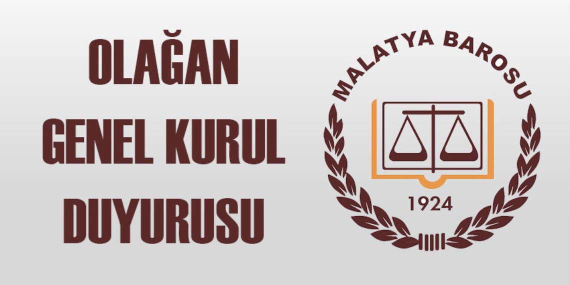 OLAĞAN GENEL KURUL  DUYURUSU